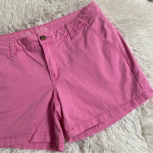 ANA • Pink Mid Rise Midi Short 5” Inseam - Picture 2 of 6